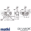 Matki EXN O Elixir New Classic Exposed Concealed Single Outlet Shower Mixer Dimensions